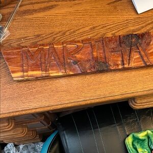 Handcrafted Wooden Sign
